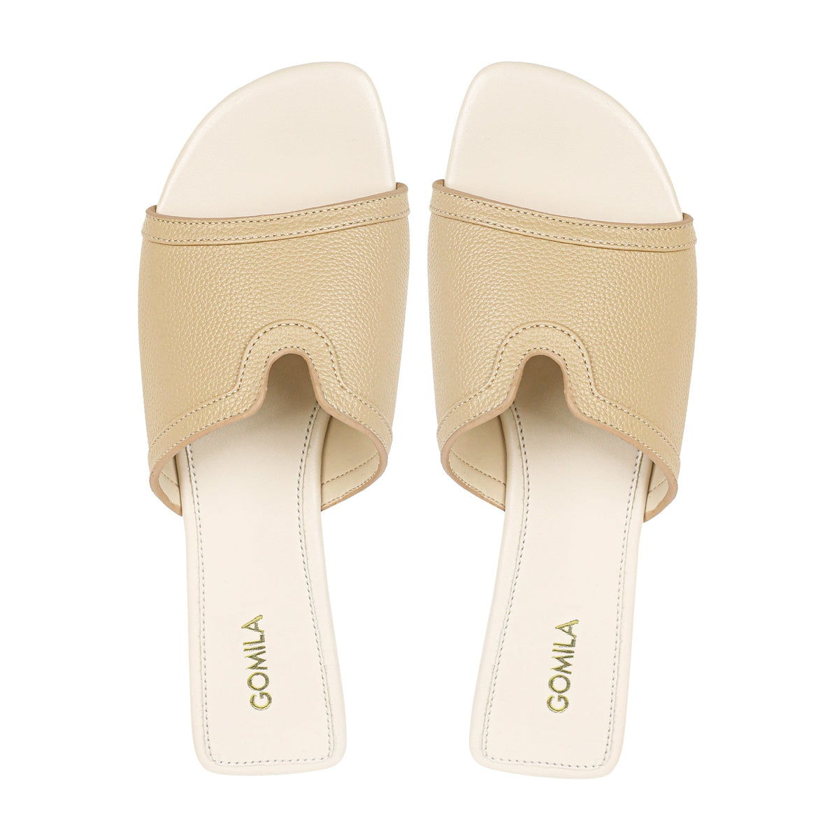 Pia - Women's Light Beige Slipper