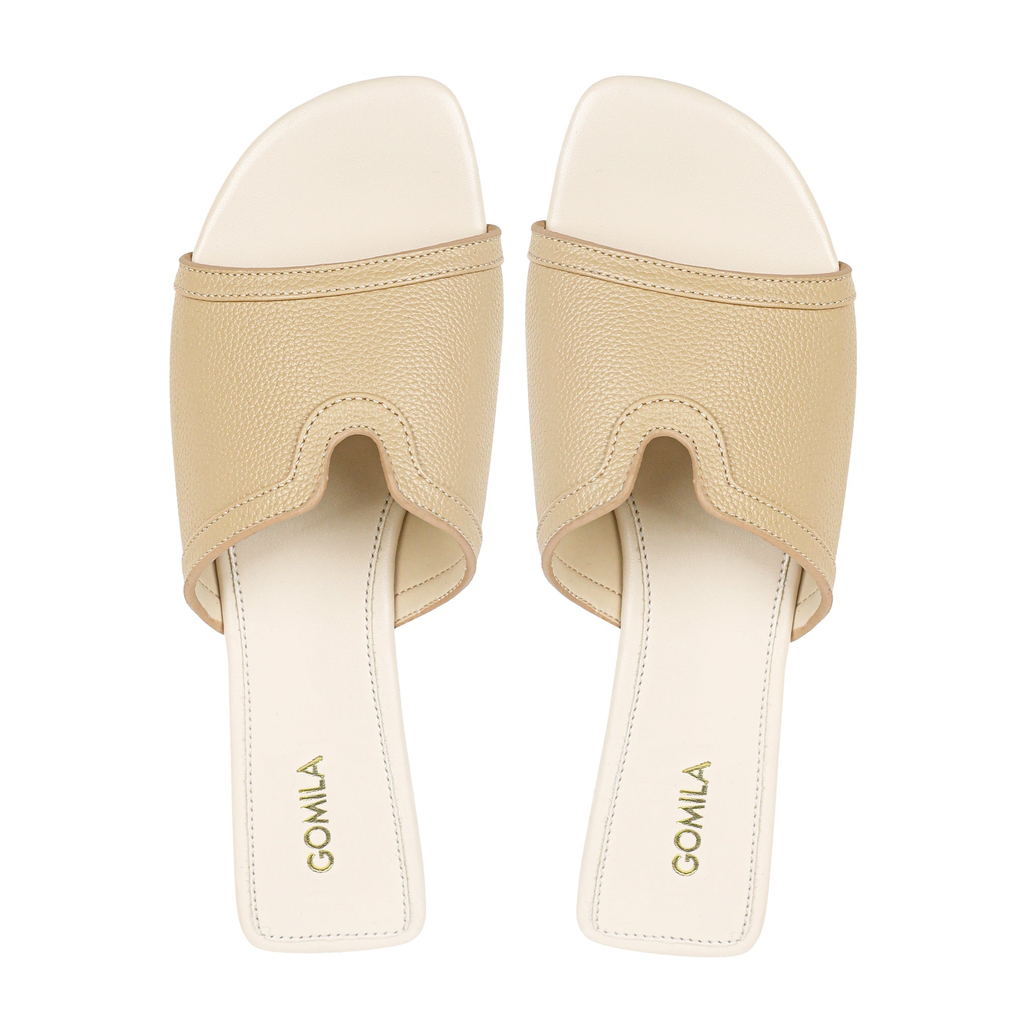 Pia - Women's Light Beige Slipper