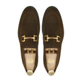 Flexo - Men's Dark Brown Split Suede Loafer
