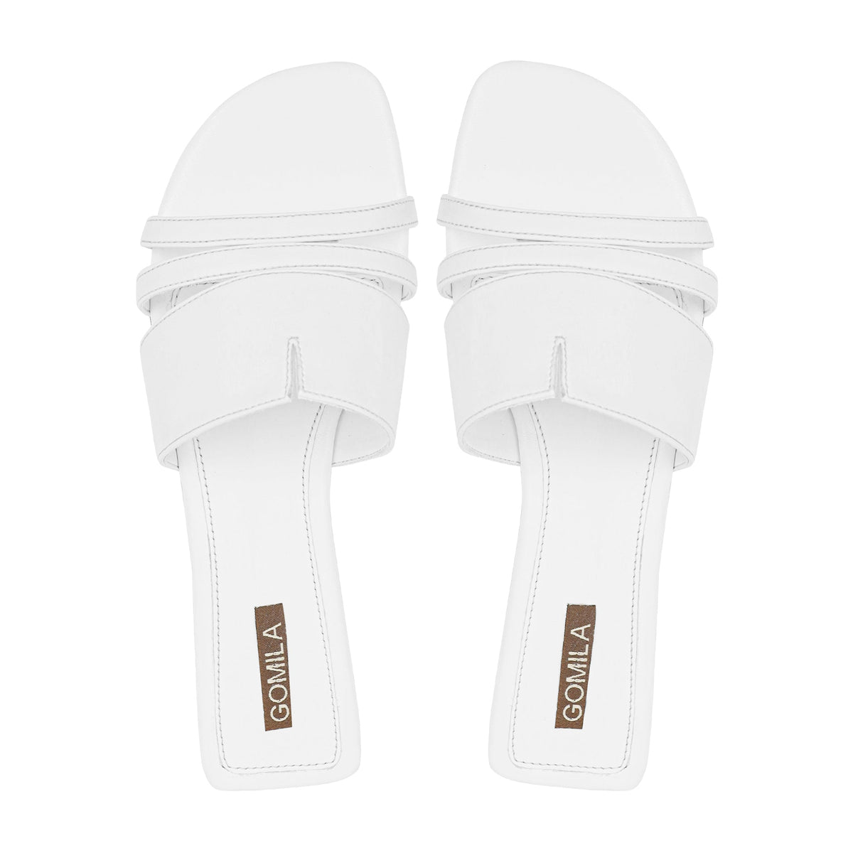 Zeni - Women's White Slipper