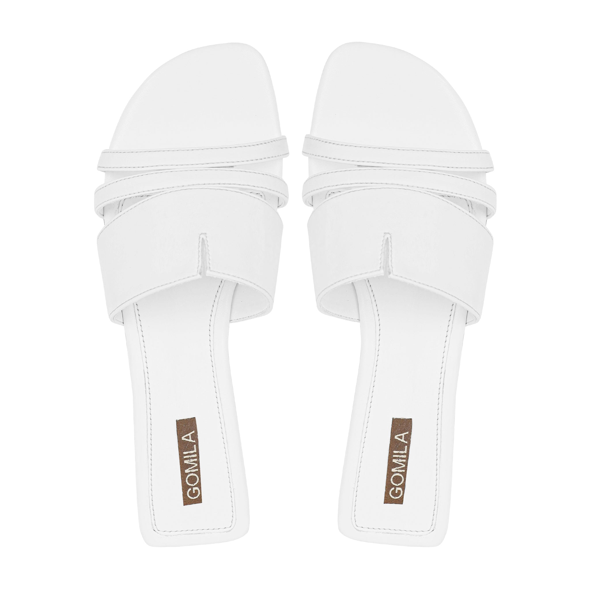 Zeni - Women's White Slipper