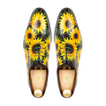 Aurelius - Men's Black Hand Painted Wholecut