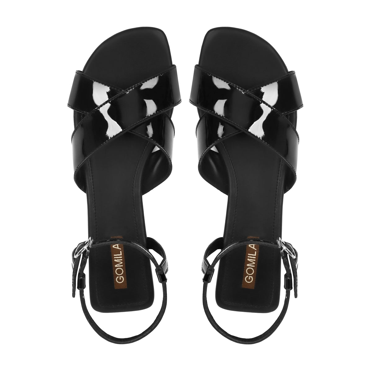Lexi - Women's Black Strapped Sandal