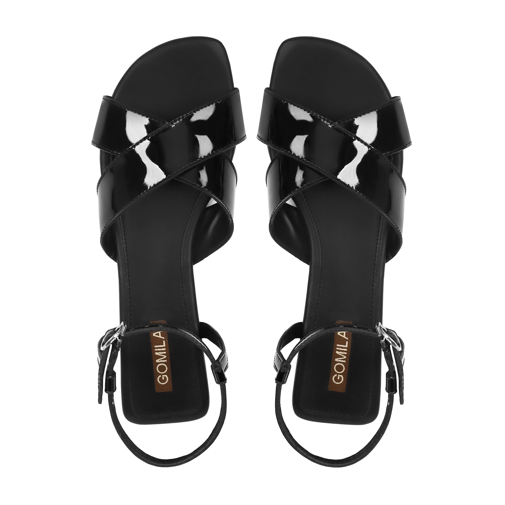 Lexi - Women's Black Strapped Sandal