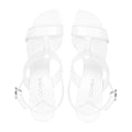 Coco - Women's White Strapped Heels