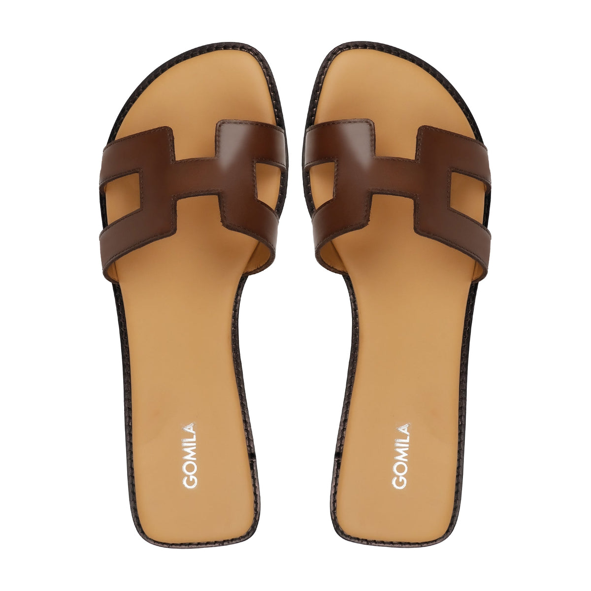 Stephanie - Women's Dark Brown Slipper