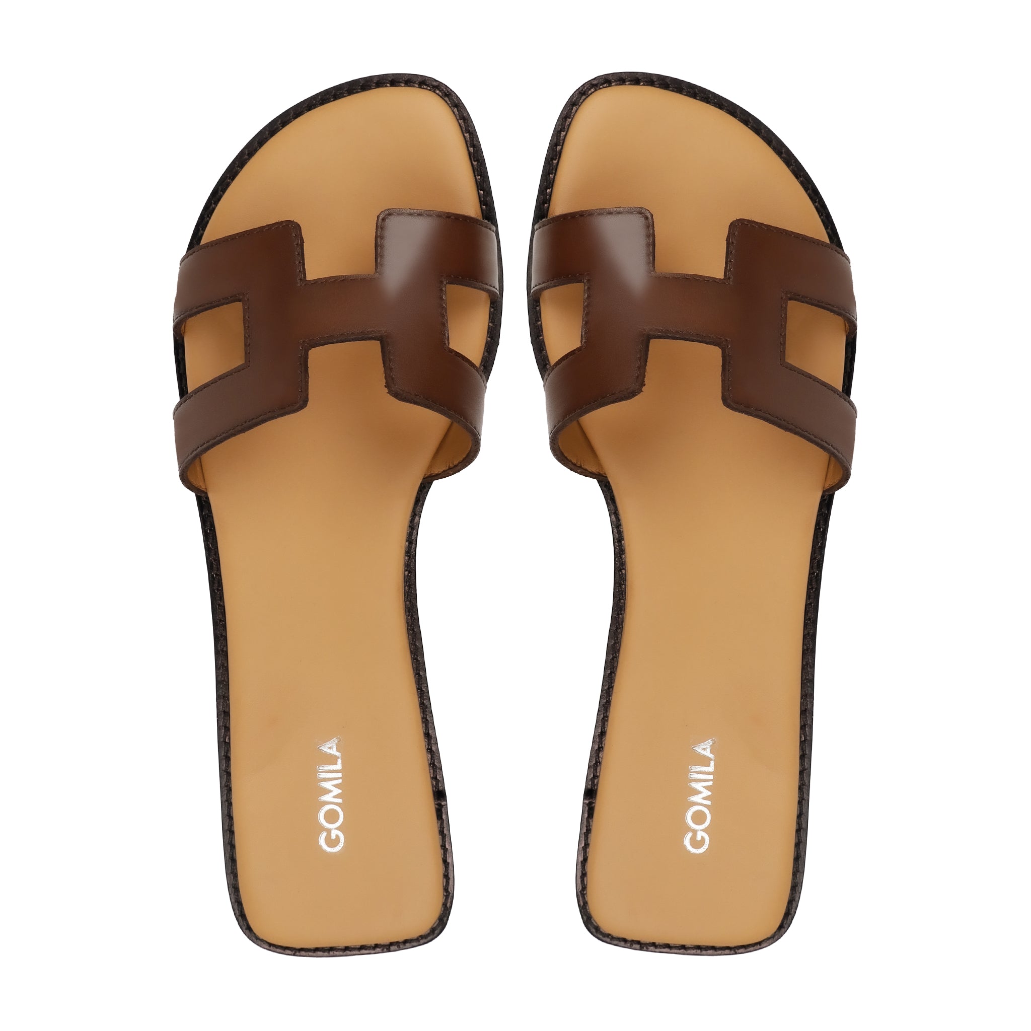 Stephanie - Women's Dark Brown Slipper