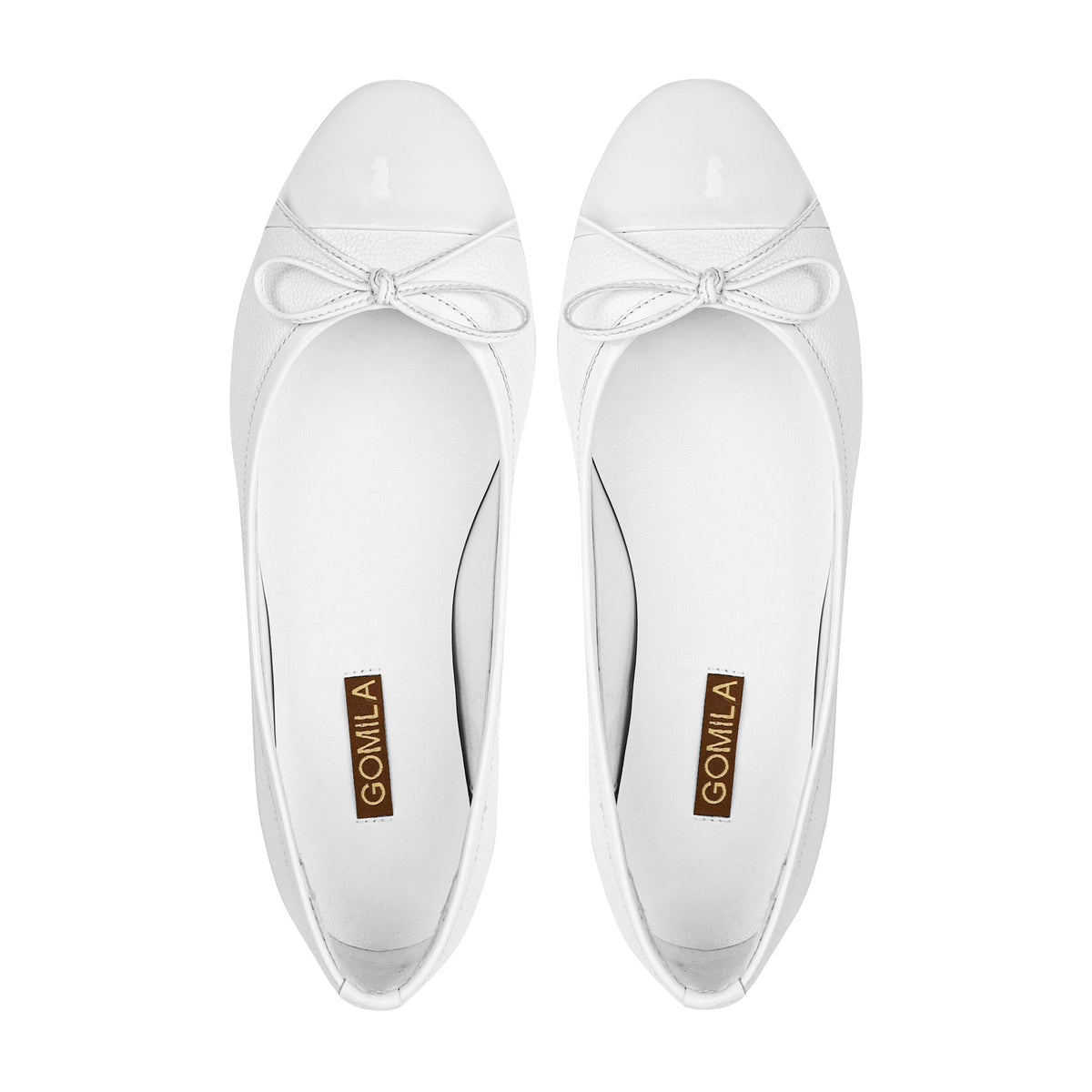 Elina - Ladies White Loafer