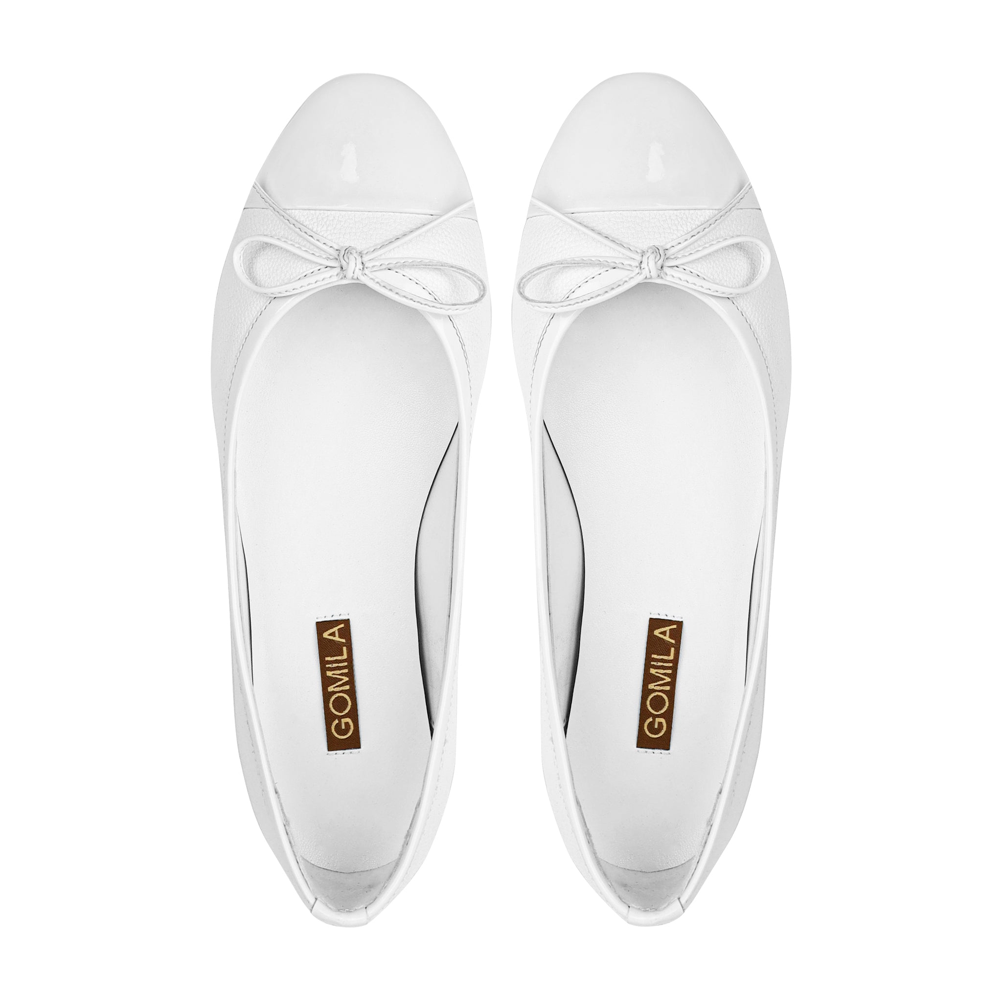 Elina - Ladies White Loafer