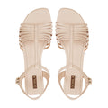 Zenya - Women's Beige Strapped Sandal