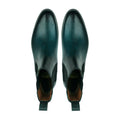 Bravik - Men's Burnished Navy Blue Calf Leather Chelsea Boot