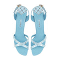 Ciel - Women's Argyle Blue Heels