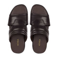 Hayes - Men's Brown Calf Leather Slipper