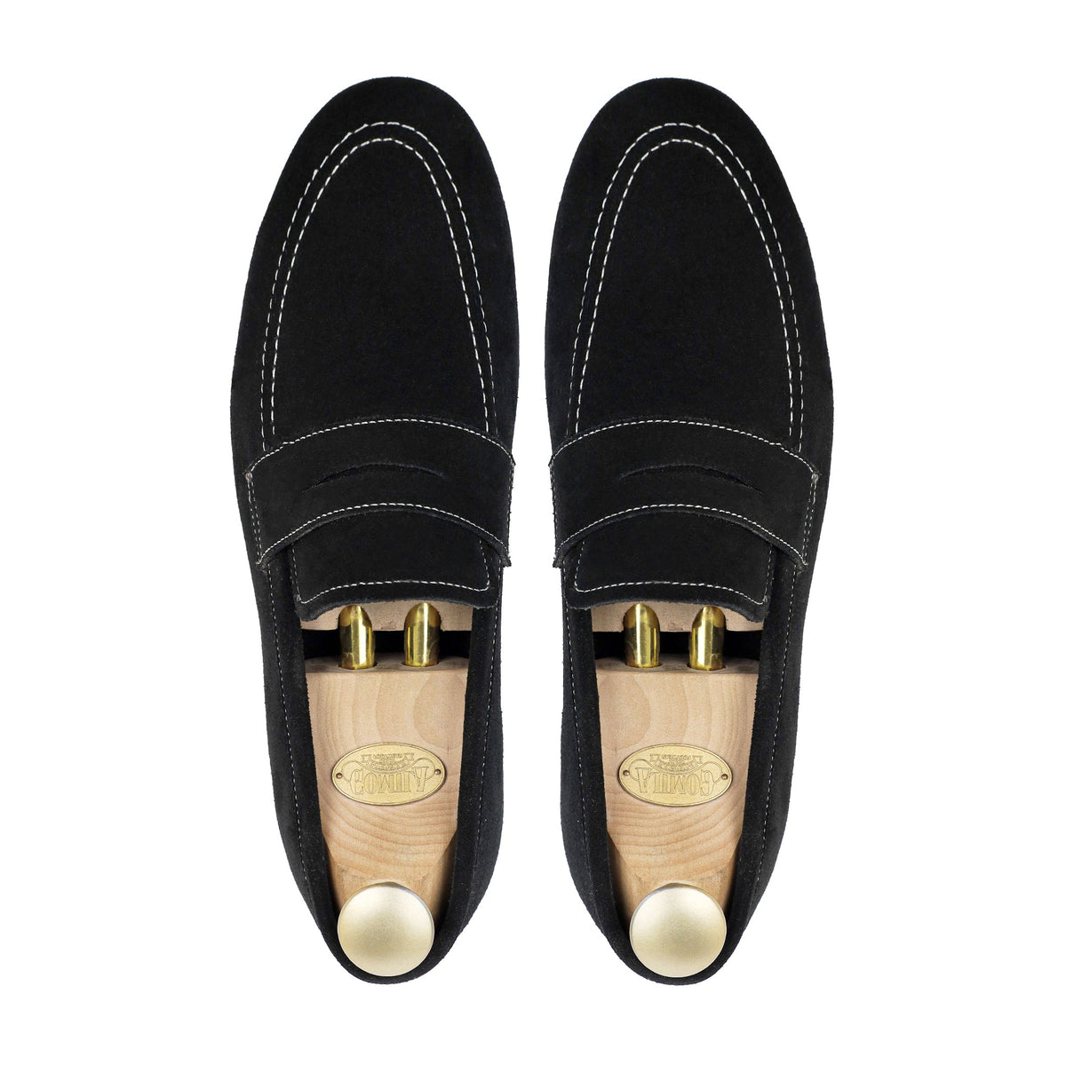 Harlow - Men's Black Suede Loafer