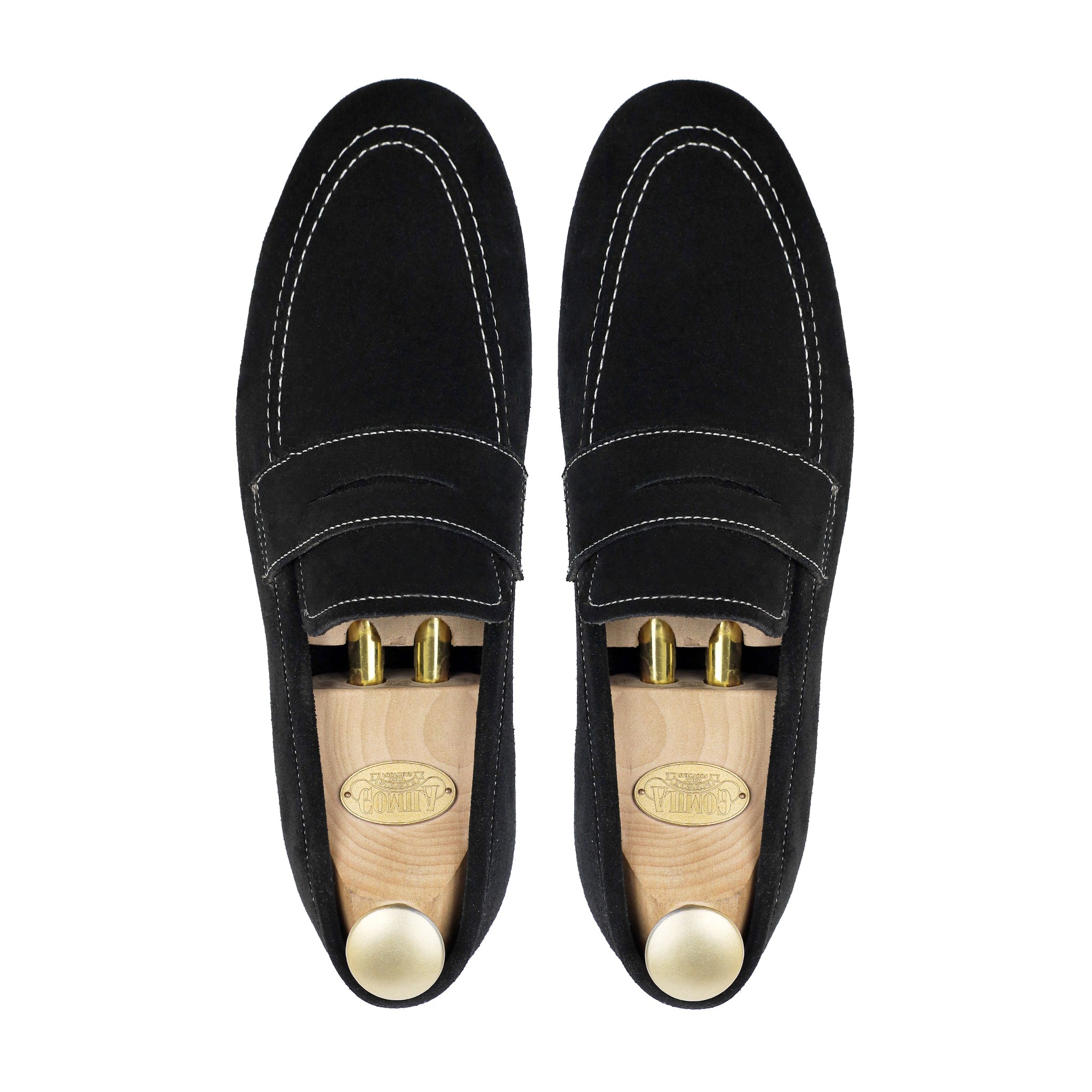 Harlow - Men's Black Suede Loafer