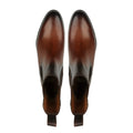Bravik - Men's Burnished Brown Calf Leather Chelsea Boot