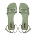 Aloura - Women's Light Green Strapped Sandal