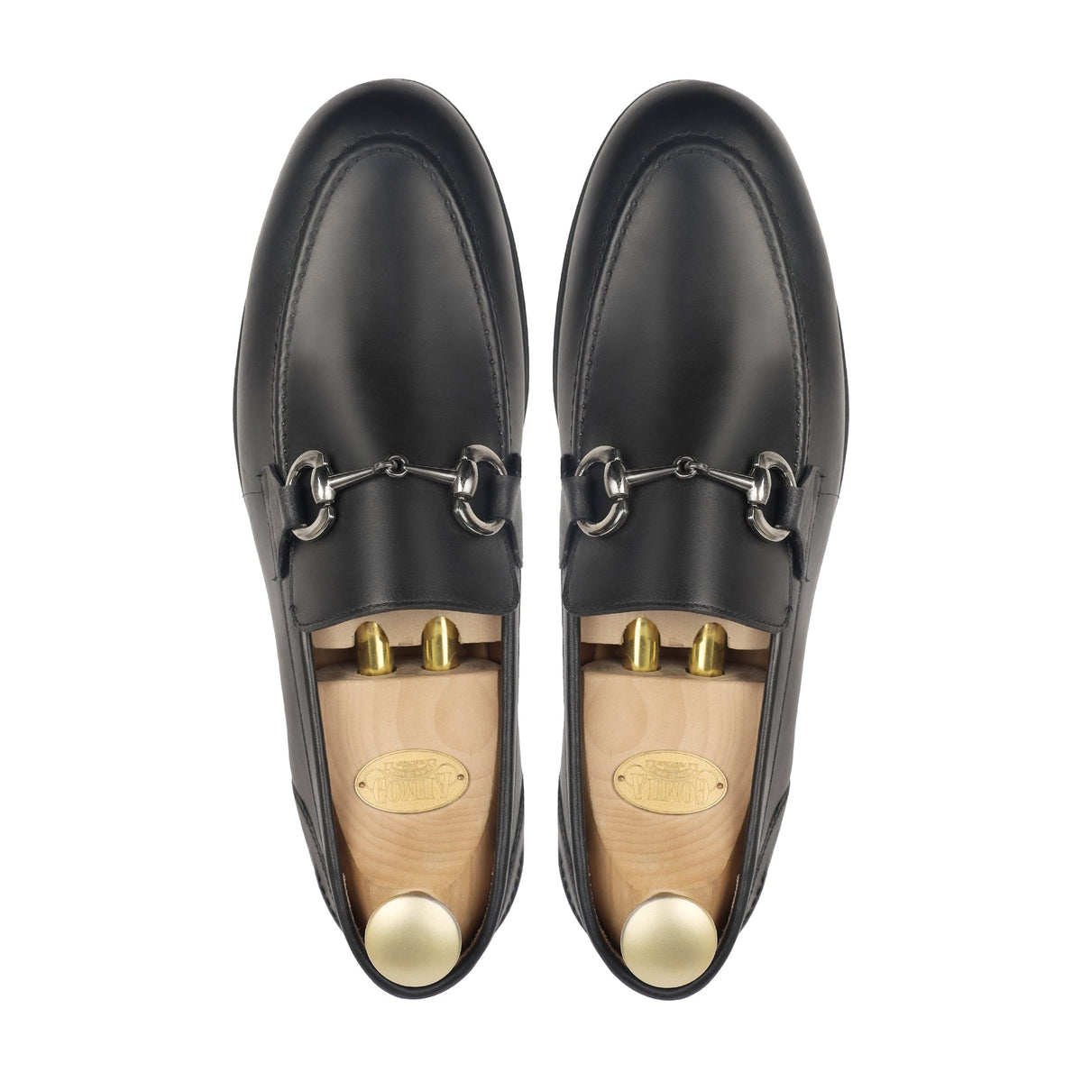 Laztro- Men's Black Calf Leather Loafer