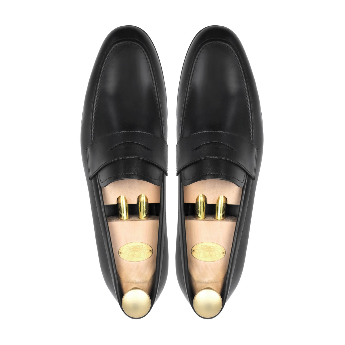 Eltor - Men's Black Calf Leather Loafer