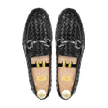 Braid - Men's Black Hand Woven Calf Leather Loafer