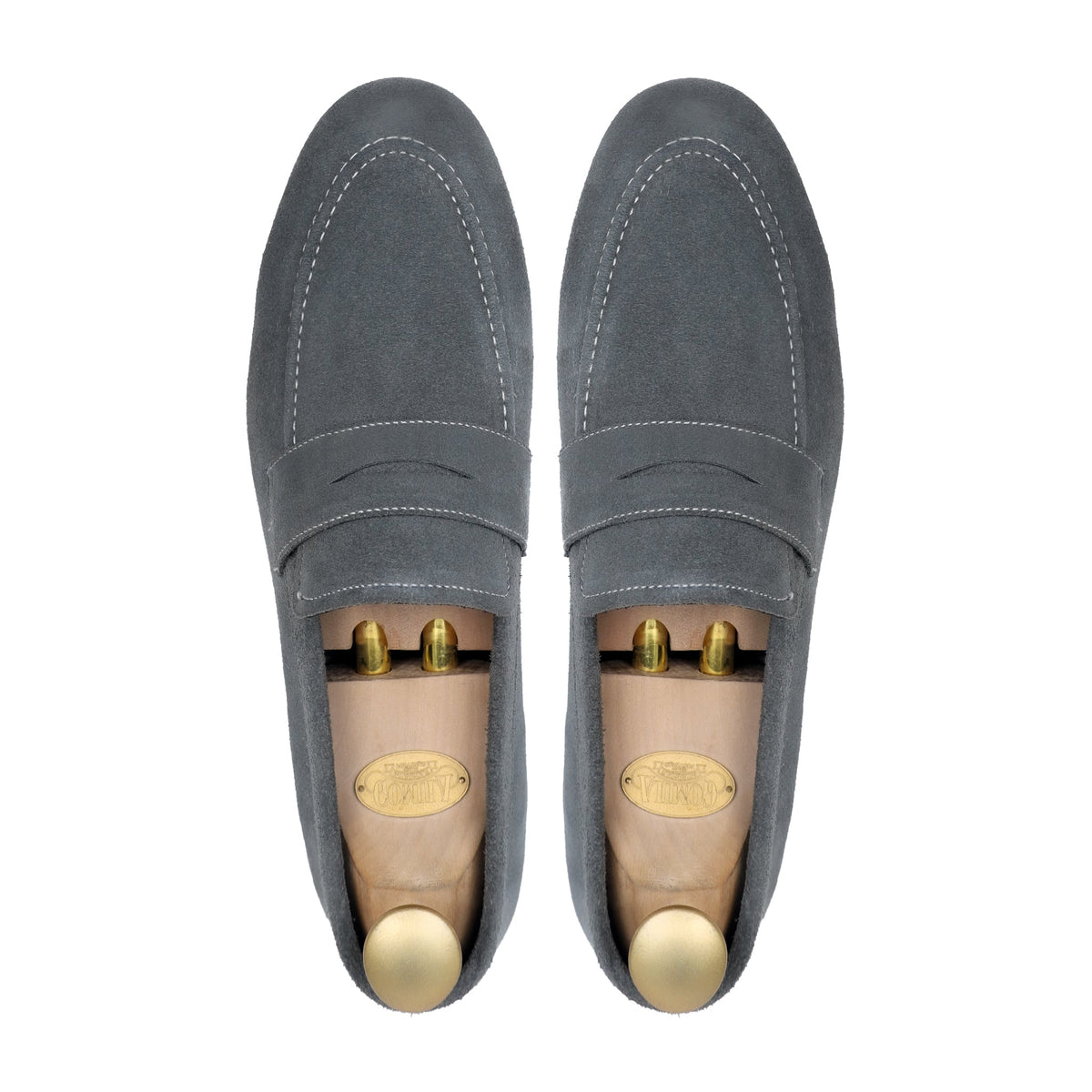 Harlow - Men's Charcoal Grey Suede Loafer