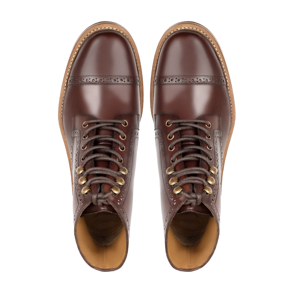 Riven - Men's Dark Brown Calf Leather Boot - Goodyear Welted