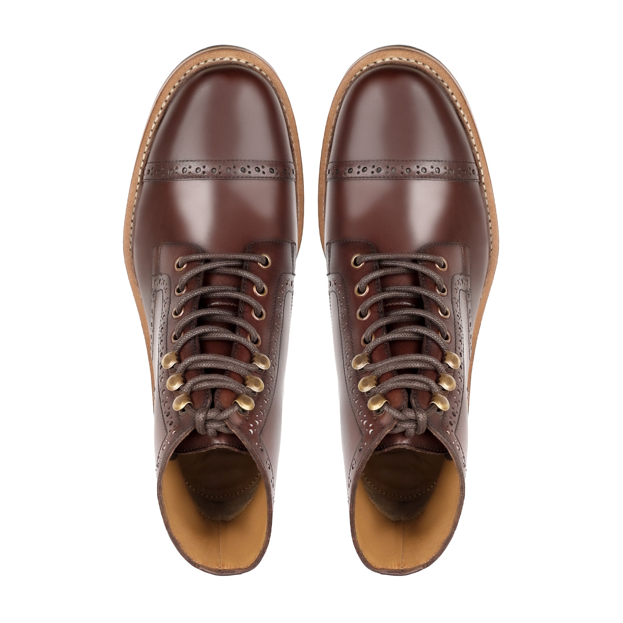 Riven - Men's Dark Brown Calf Leather Boot - Goodyear Welted