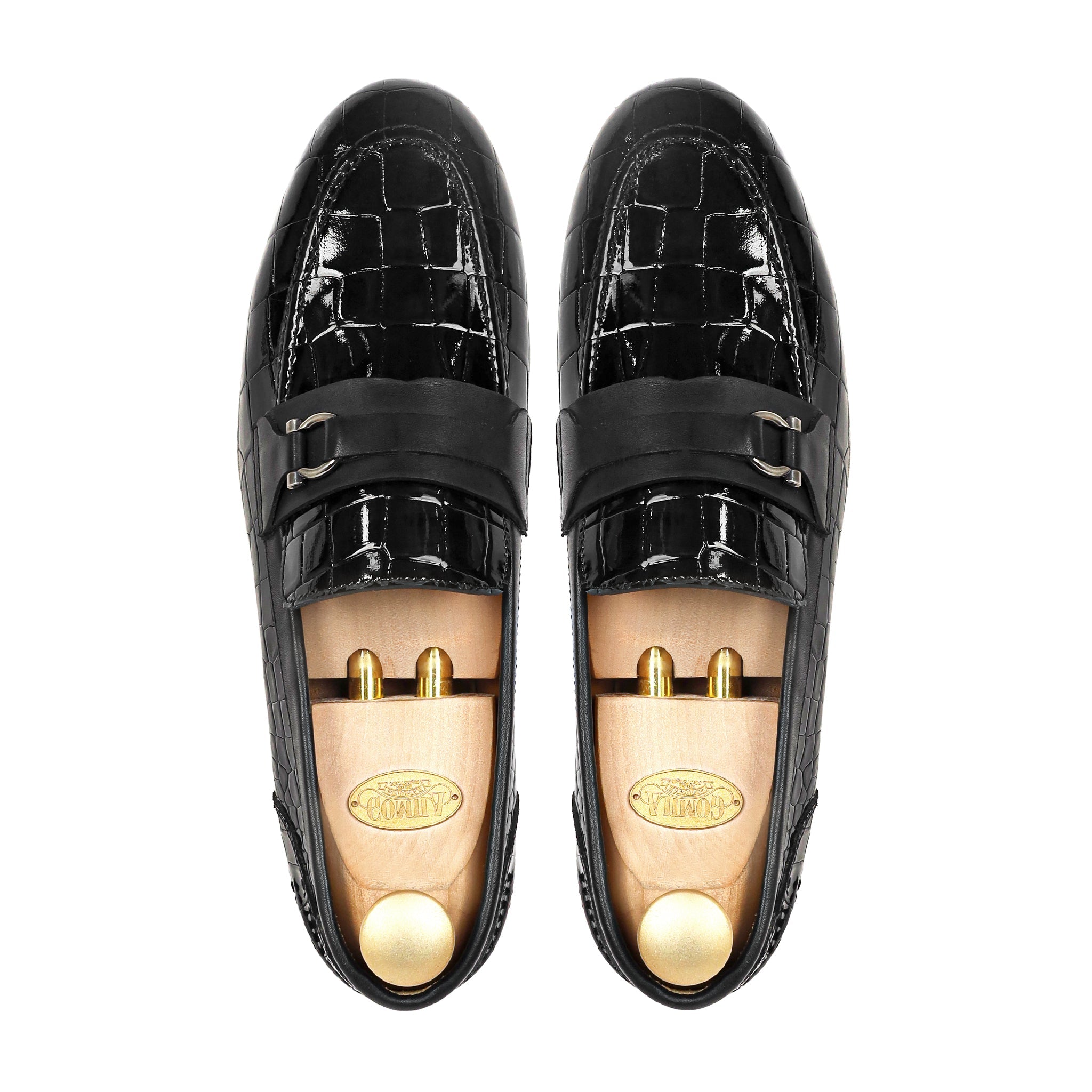 Odin - Men's Black Patent Leather Loafer