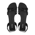 Aime - Women's Black Strapped Sandal