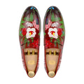 Botanica - Men's Oxblood Hand Painted Loafer