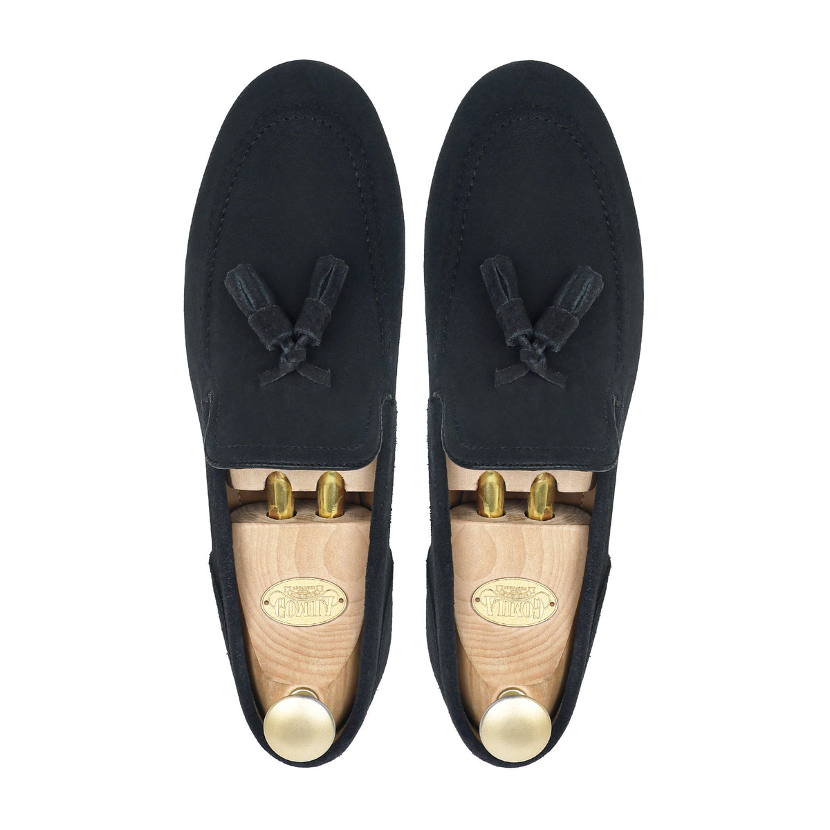 Walmer - Men's Dark Blue Suede Loafer