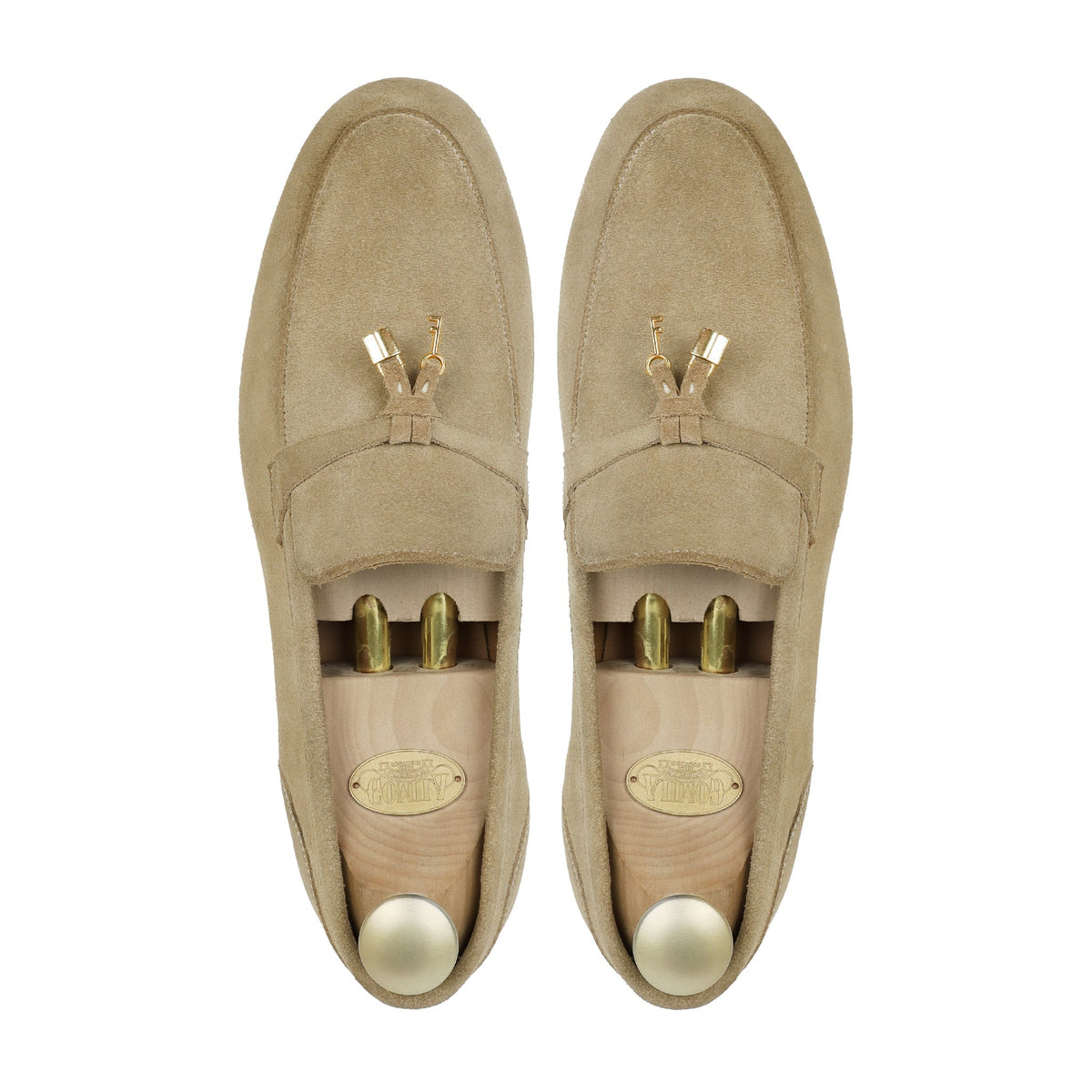 Aura - Men's Camel Suede Loafer