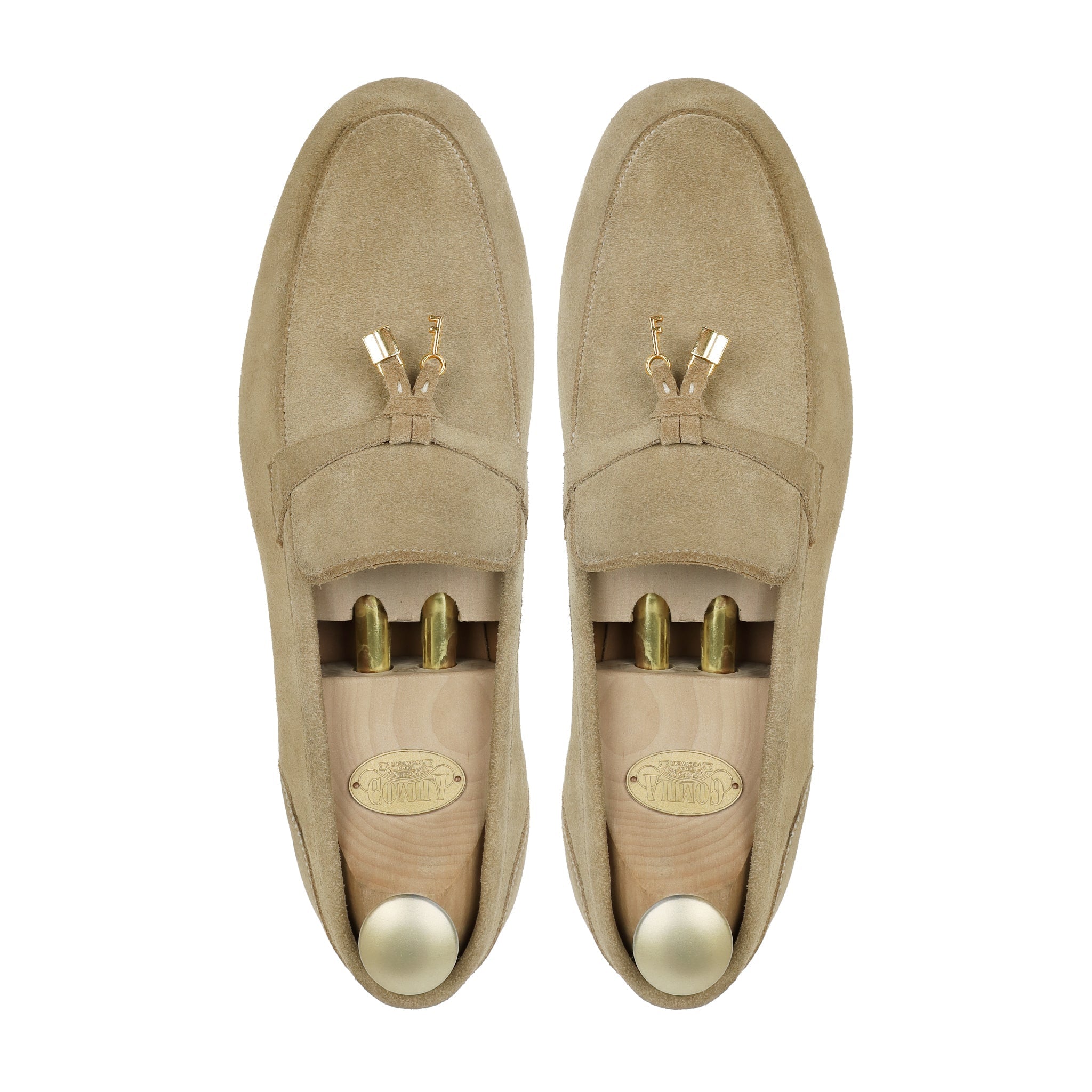Aura - Men's Camel Suede Loafer