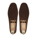 Knox - Men's Dark Brown Split Suede Driver Shoe