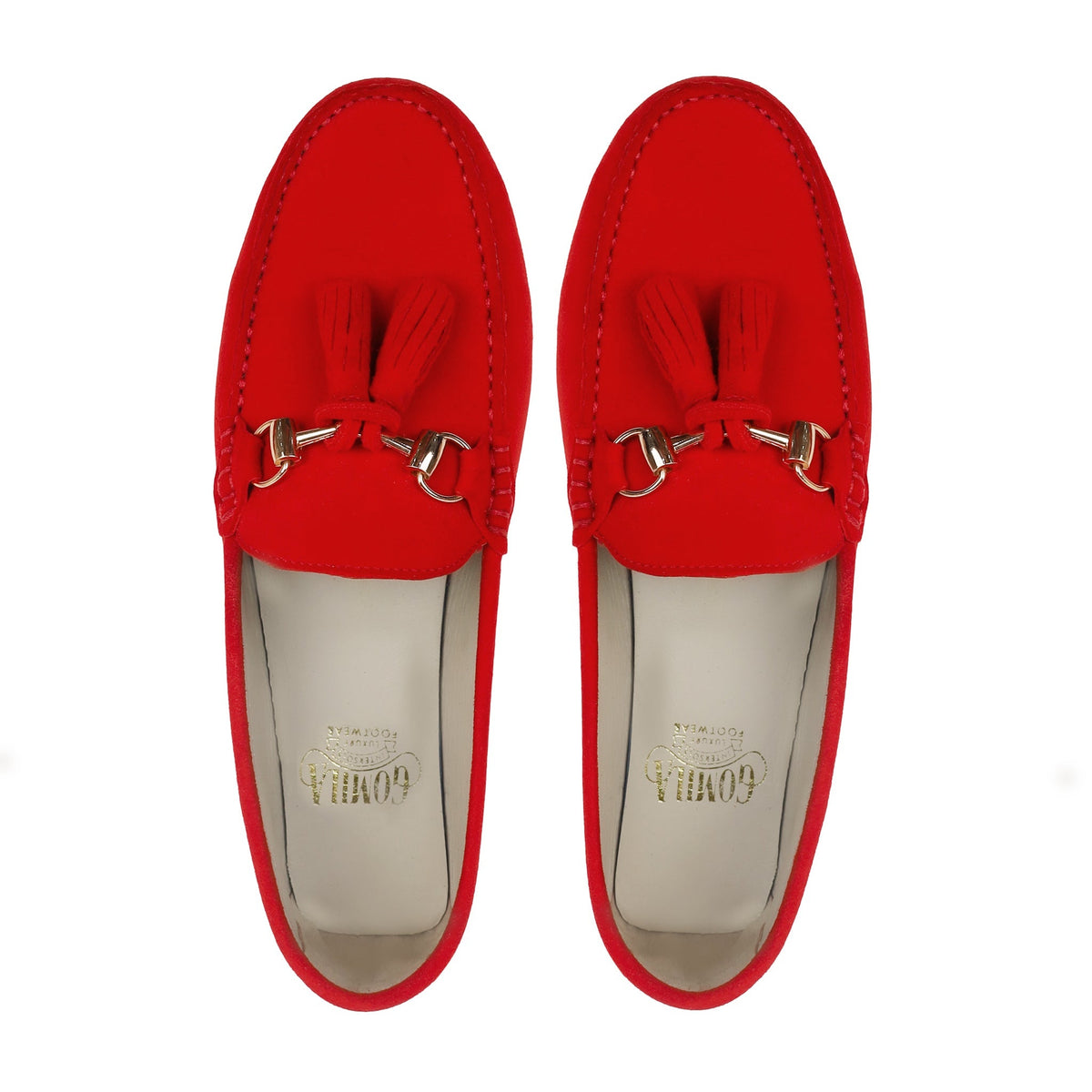 Aira - Ladies Oxblood Suede Loafer