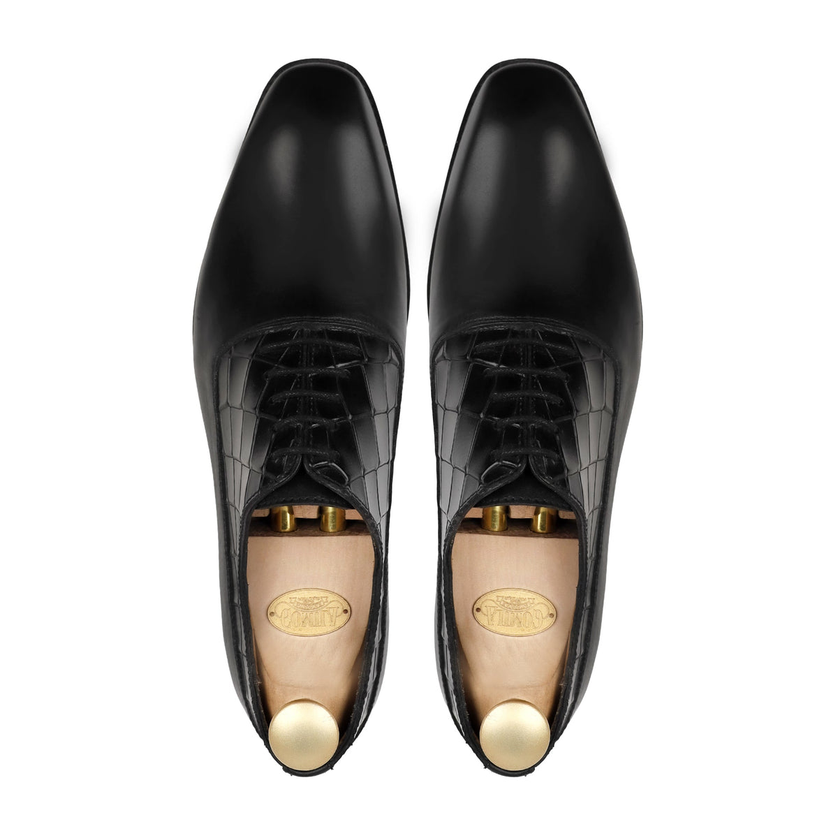Nox - Men's Black Calf Leather Oxford Shoe