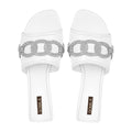 Bela - Women's White Slipper