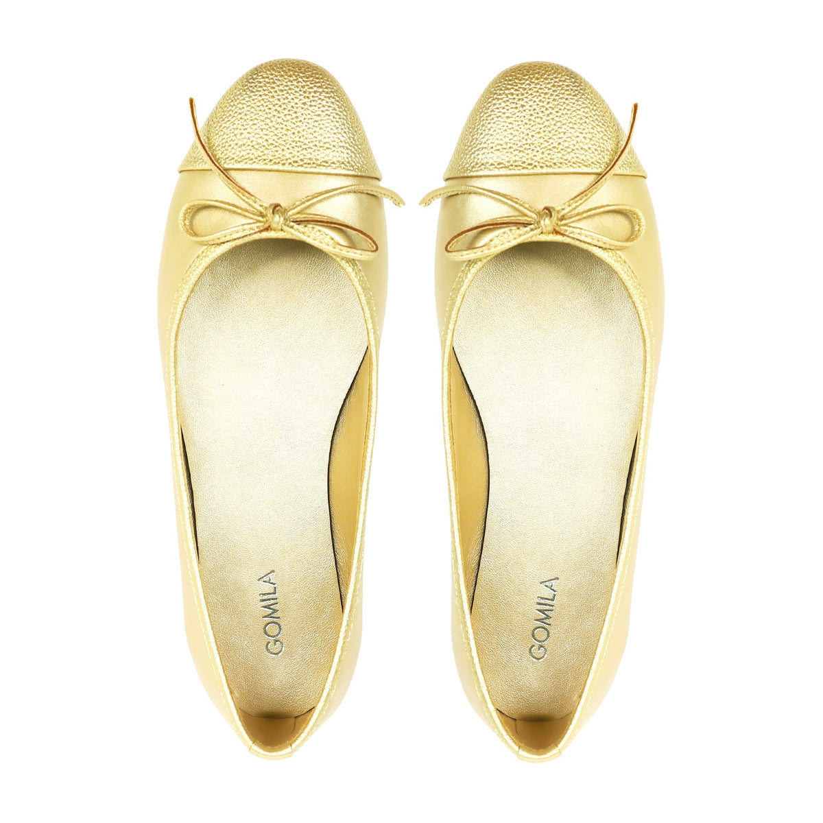 Serelina - Ladies Golden Loafer