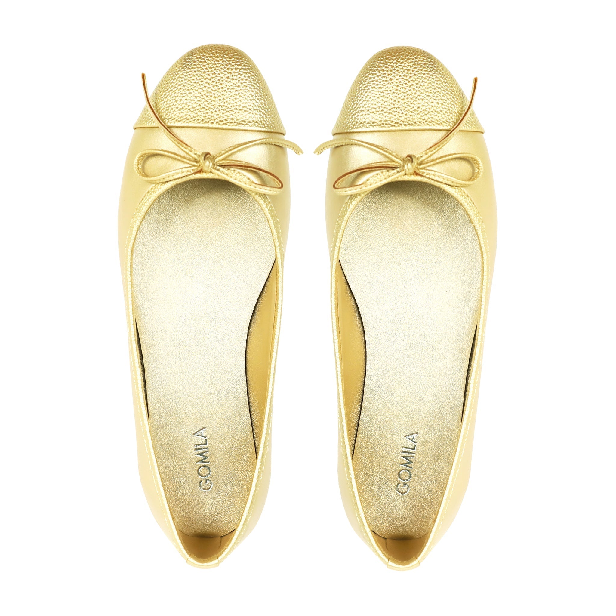 Serelina - Ladies Golden Loafer
