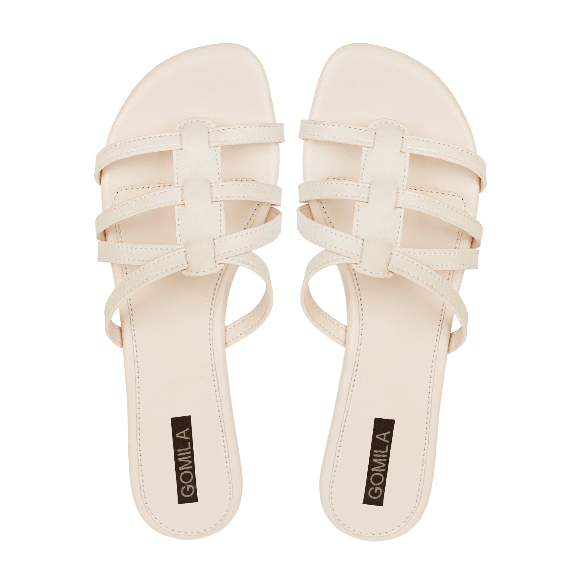 Elvy - Women's Light Beige Slipper