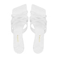 Astra - Women's White Strapped Heel