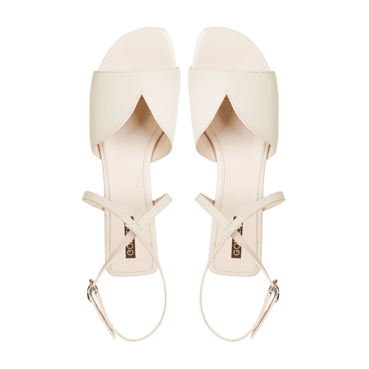 Eve - Women's Light Beige Strapped Sandal