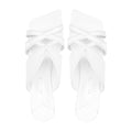 Gleam - Women's White Heels