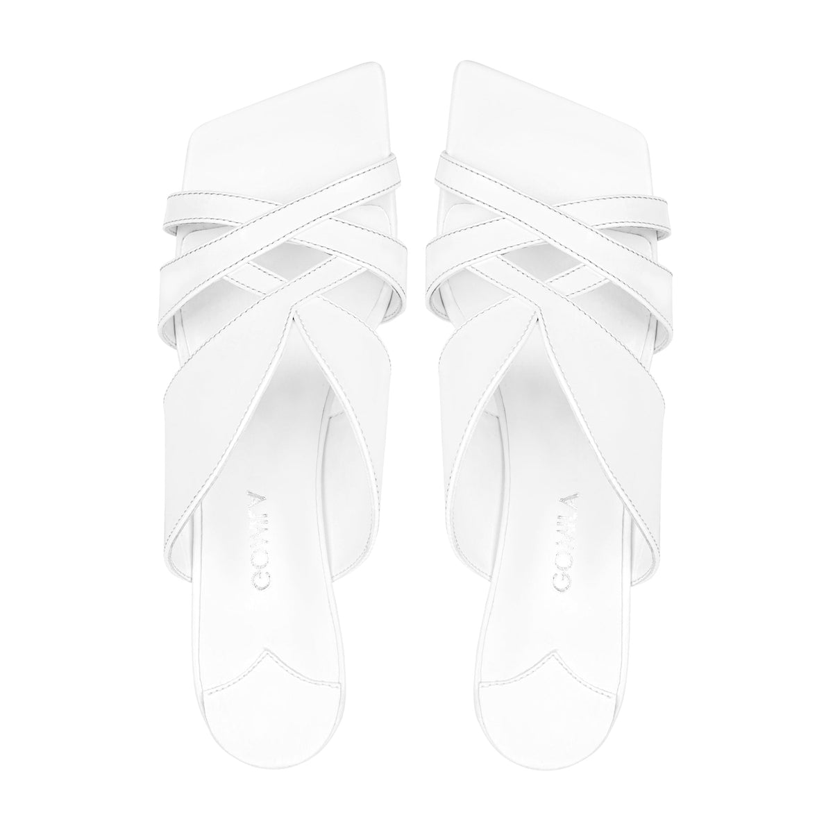 Gleam - Women's White Heels