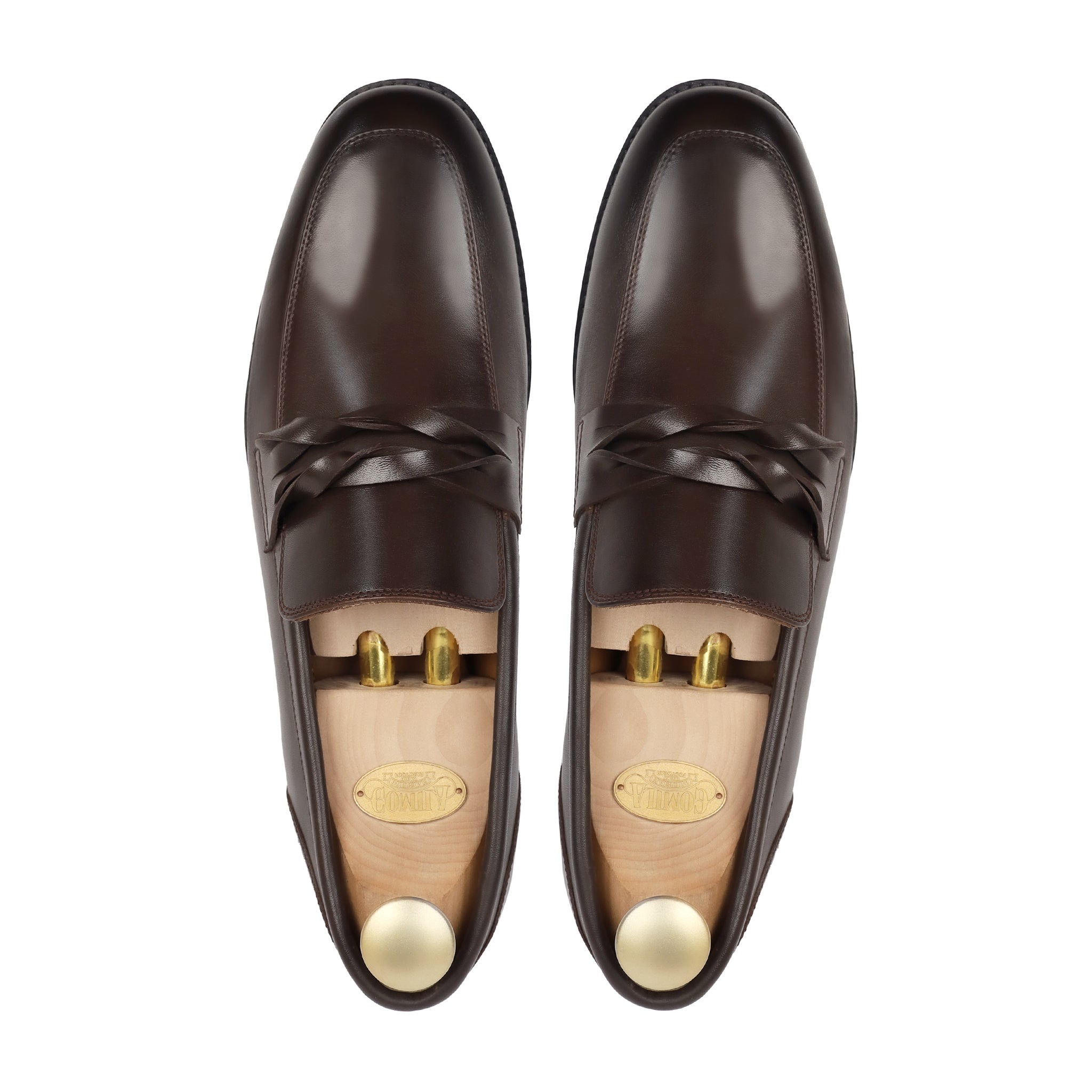 Ravix- Men's Dark Brown Calf Leather Loafer