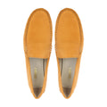Vyla - Ladies Cognac Split Suede Loafer