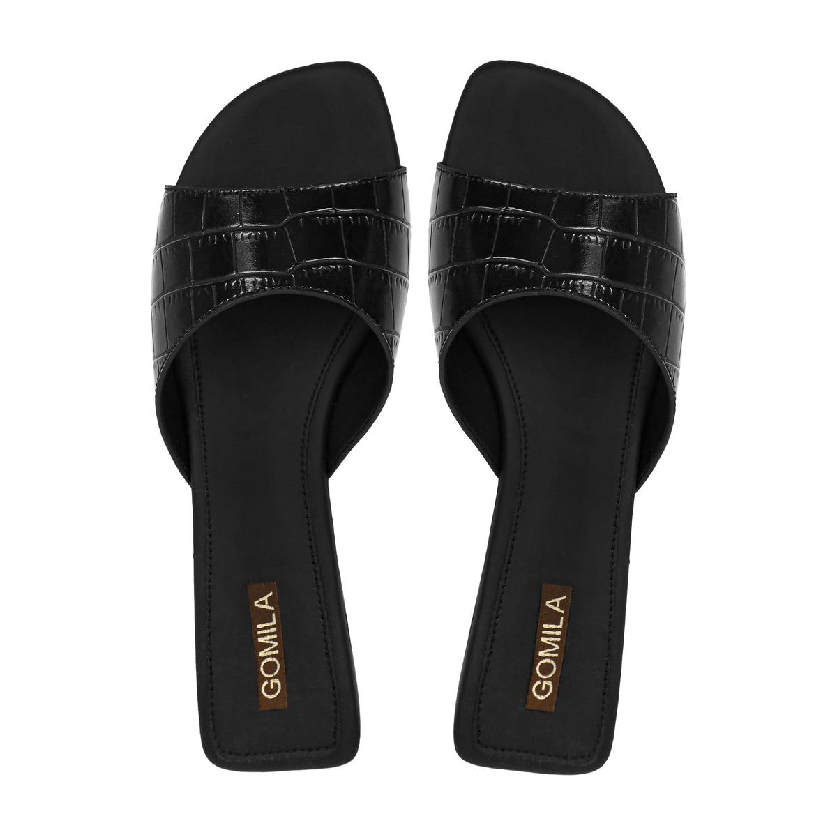Tess - Women's Black Slipper