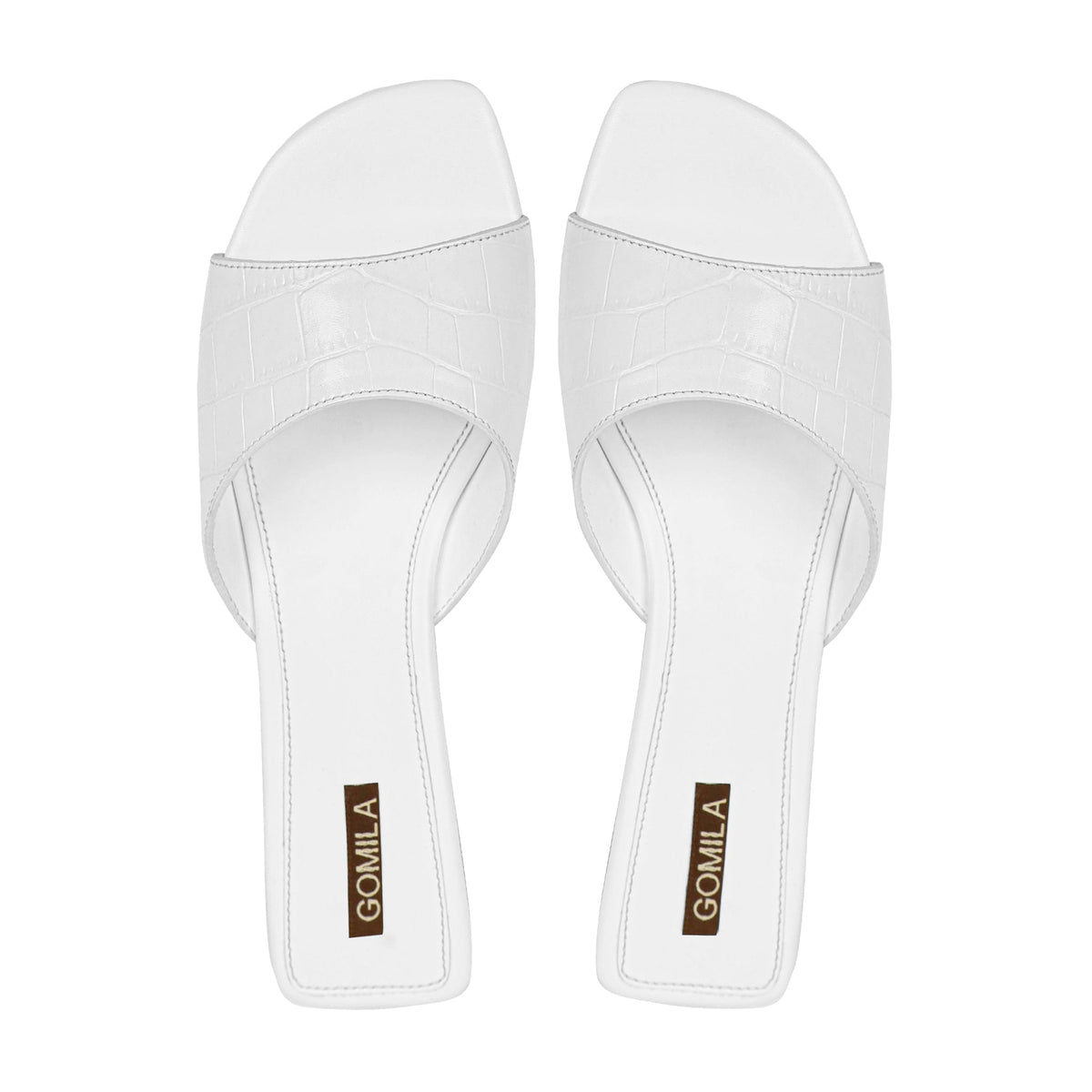 Tess - Women's White Slipper