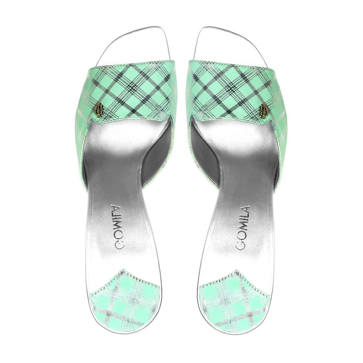 Novella - Women's Argyle Green Heel