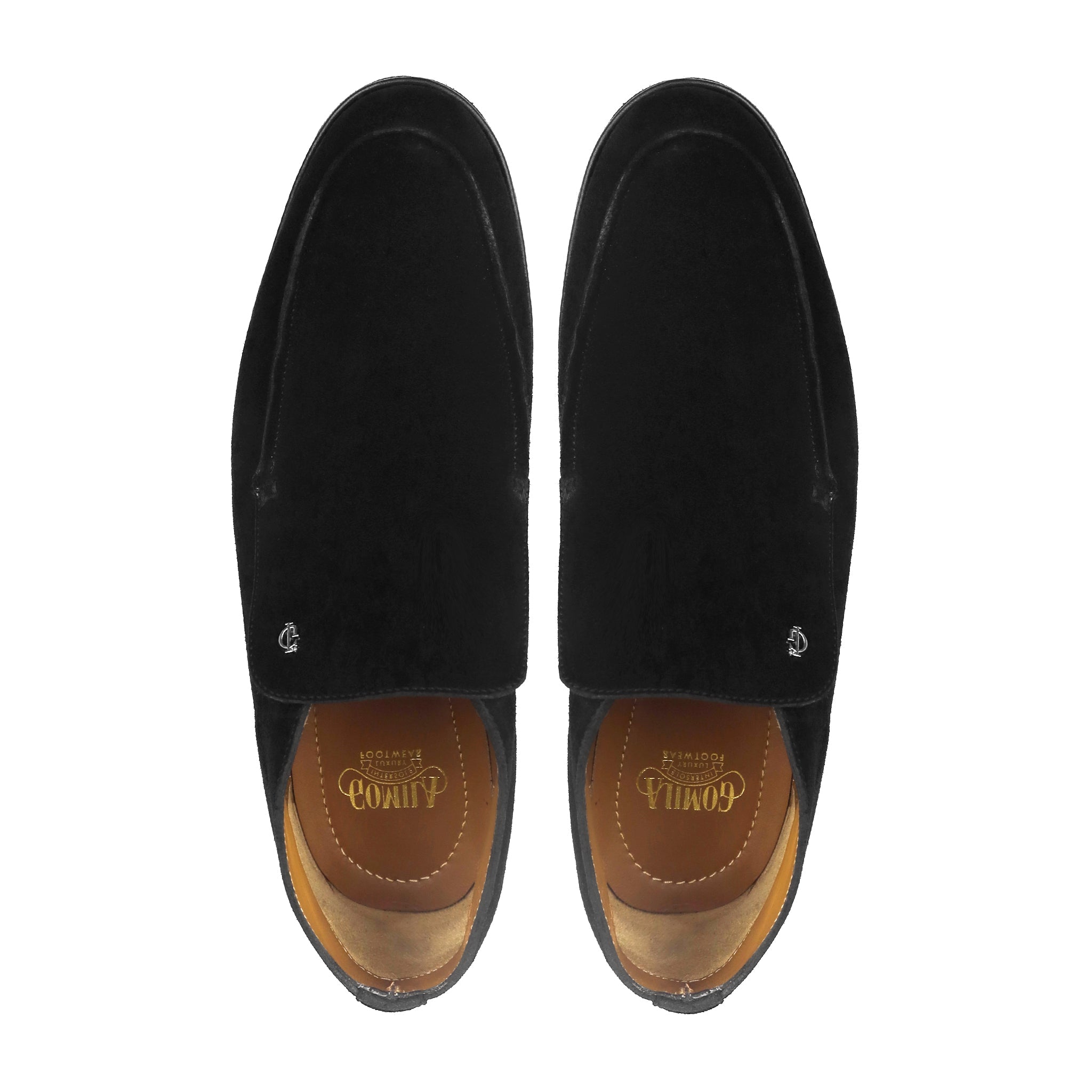 Neo - Men's Black Kid Suede Loafer